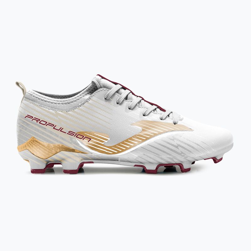 Buty piłkarskie męskie Joma Propulsion Cup FG white/gold 8