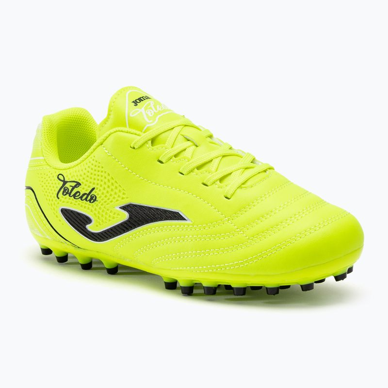 Buty piłkarskie dziecięce Joma Toledo Jr AG lemon fluor