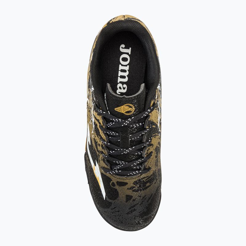 Buty piłkarskie dziecięce Joma Super Copa Jr TF black/gold 5