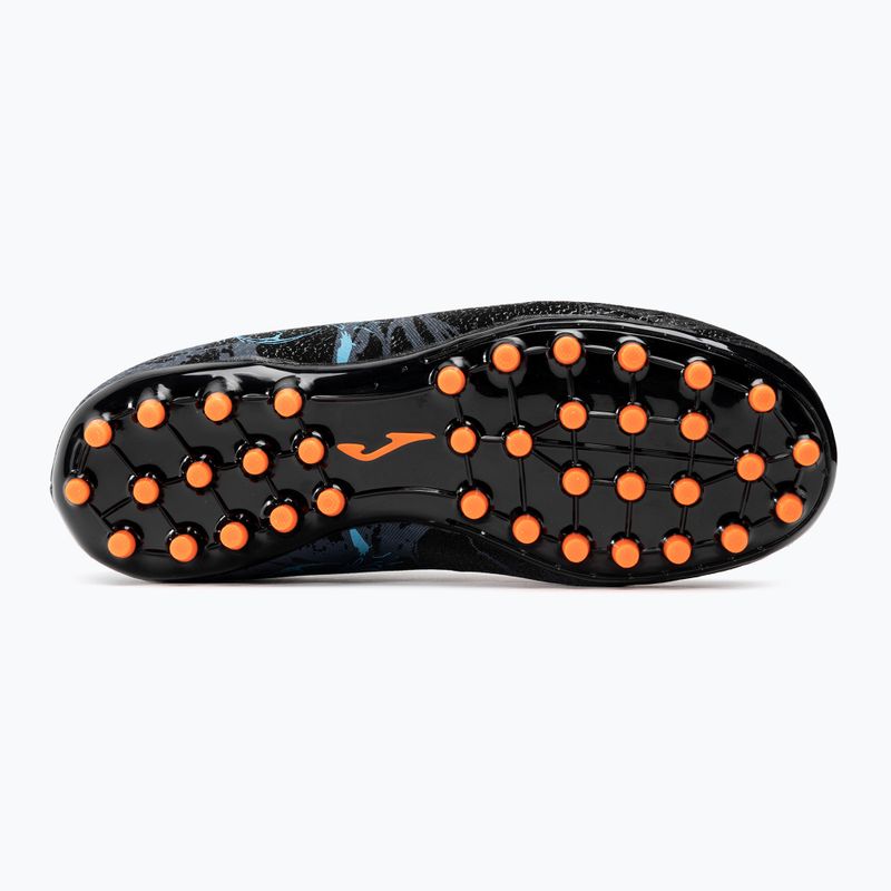 Buty piłkarskie dziecięce Joma Super Copa Jr AG black/turquoise 5