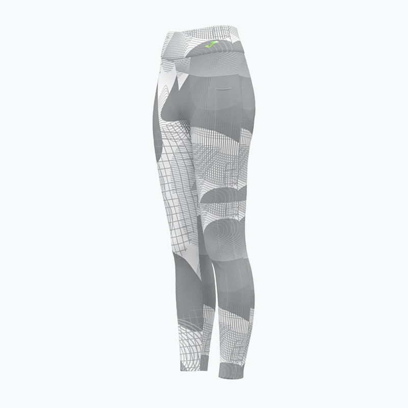 Legginsy tenisowe damskie Joma Challenge Long Tights W white 3