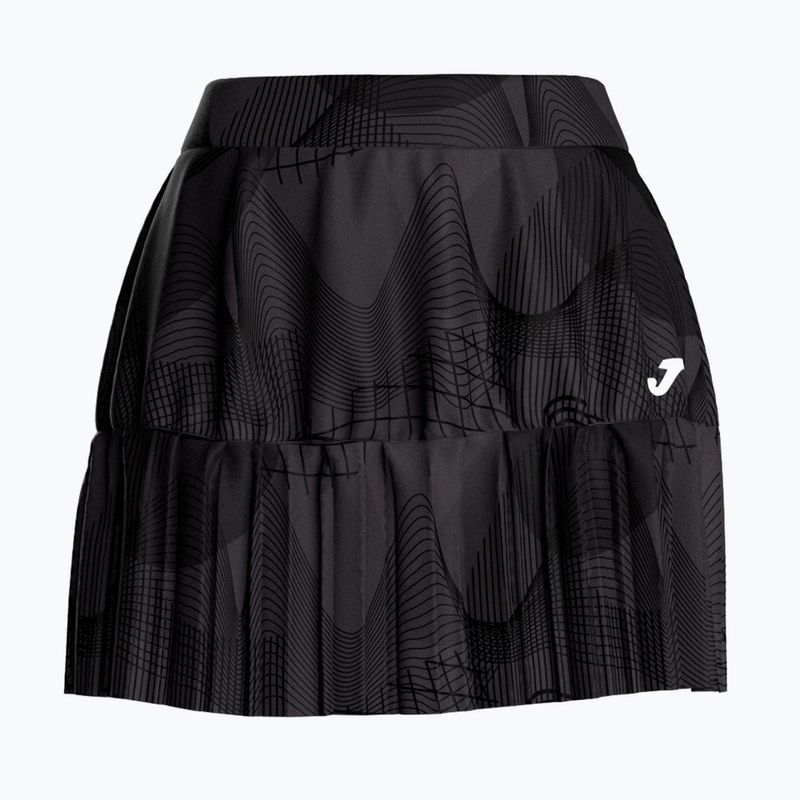 Spódnica tenisowa Joma Challenge black/ grey