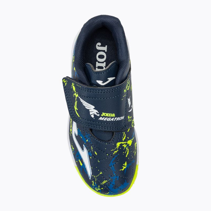 Buty piłkarskie dziecięce Joma Megatron Jr IN navy/orange 5