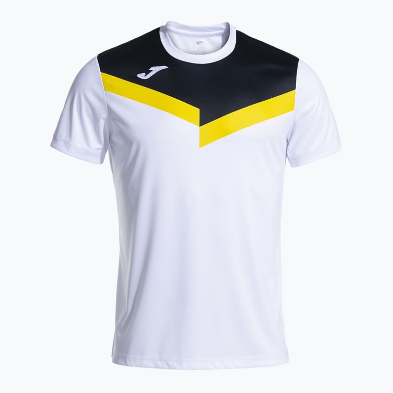 Koszulka tenisowa męska Joma Court white/black