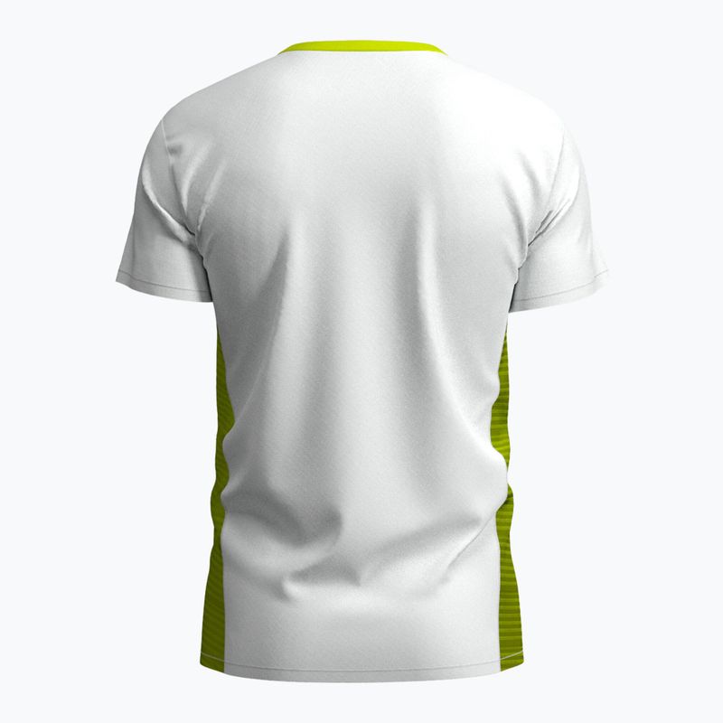 Koszulka tenisowa męska Joma Court white/green 2