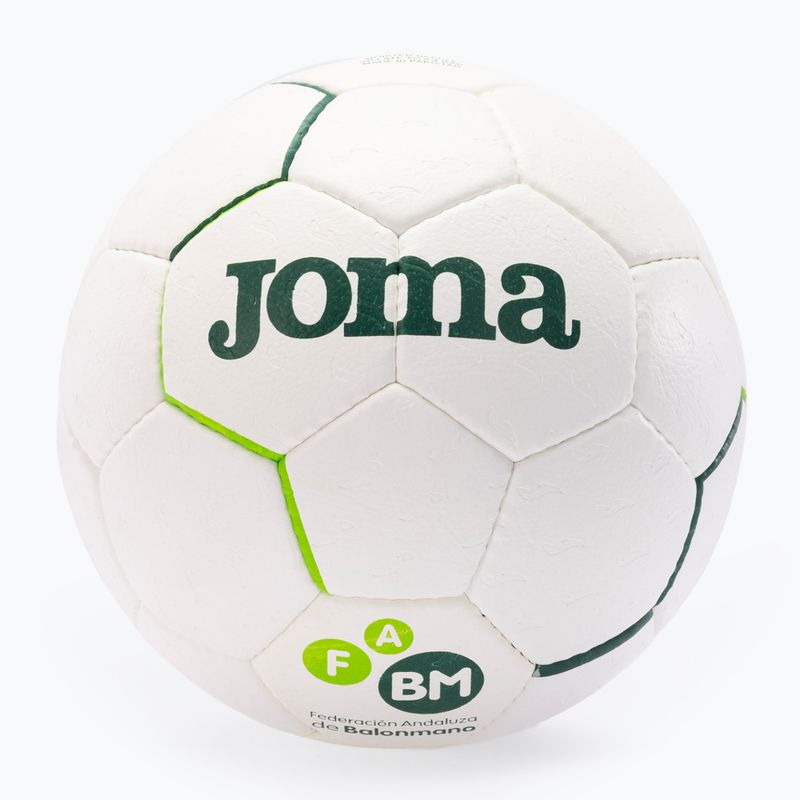 Piłka do piłki ręcznej Joma Fed Balonmano Andaluza white/green rozmiar 2