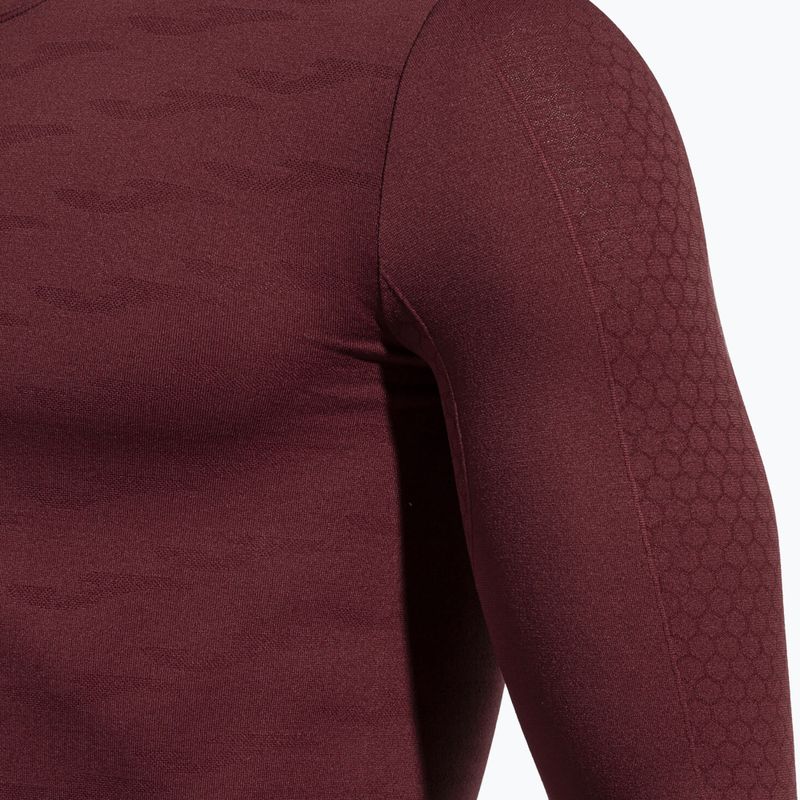 Bluza termoaktywna męska Joma Classic burgundy 4