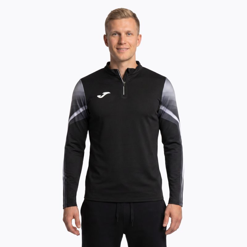 Bluza do biegania męska Joma Elite XI black/anthracite