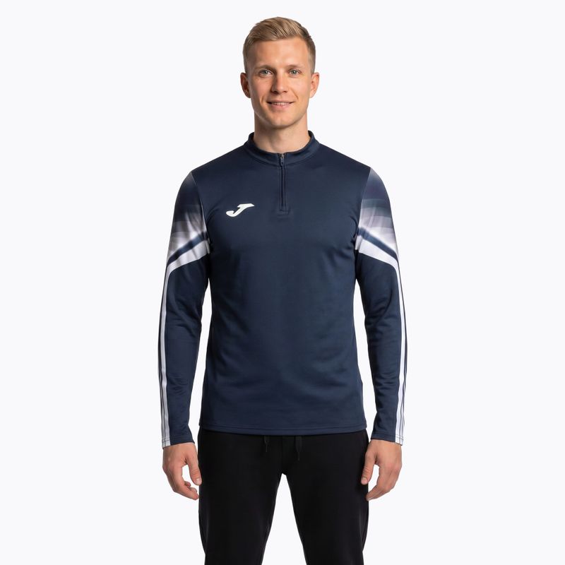 Bluza do biegania męska Joma Elite XI navy/white