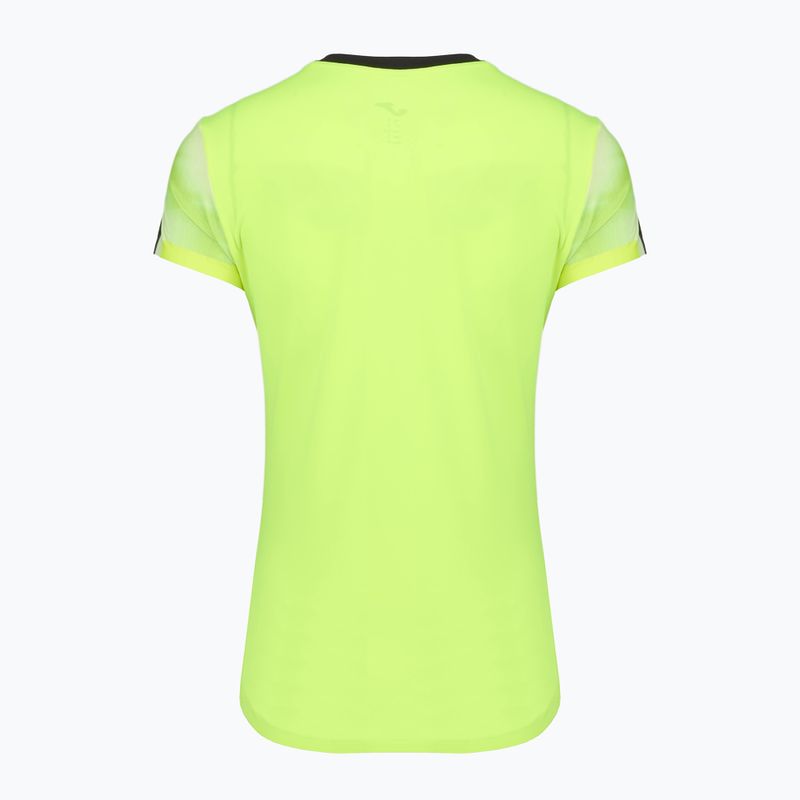Koszulka do biegania damska Joma Elite XI fluor yellow/black 2