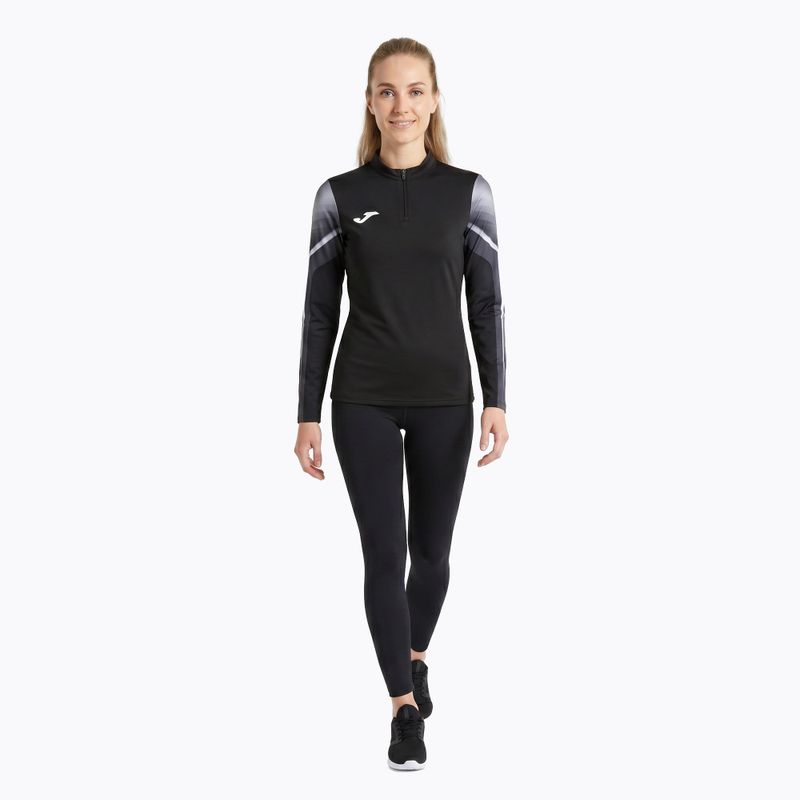 Bluza do biegania damska Joma Elite XI black/anthracite 2