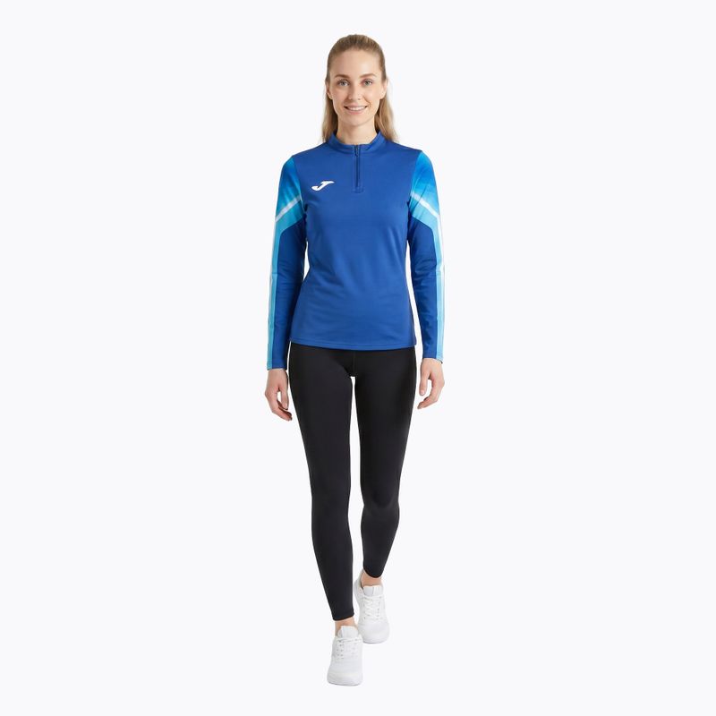 Bluza do biegania damska Joma Elite XI royal/white 2