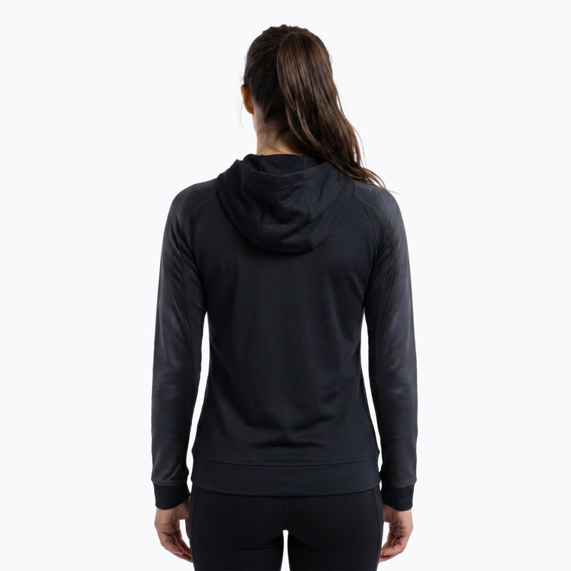 Bluza do biegania damska Joma Elite XI Hoodie black/anthracite 3