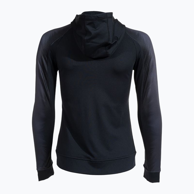 Bluza do biegania damska Joma Elite XI Hoodie black/anthracite 2
