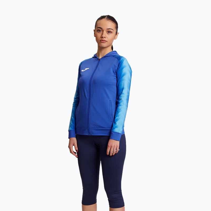 Bluza do biegania damska Joma Elite XI Hoodie royal 2