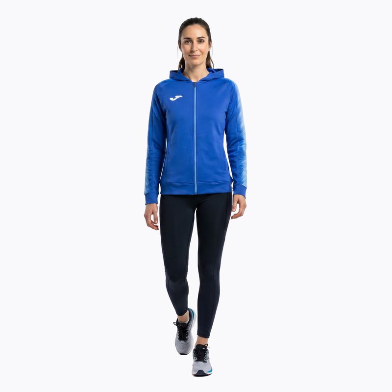 Bluza do biegania damska Joma Elite XI Hoodie royal 2