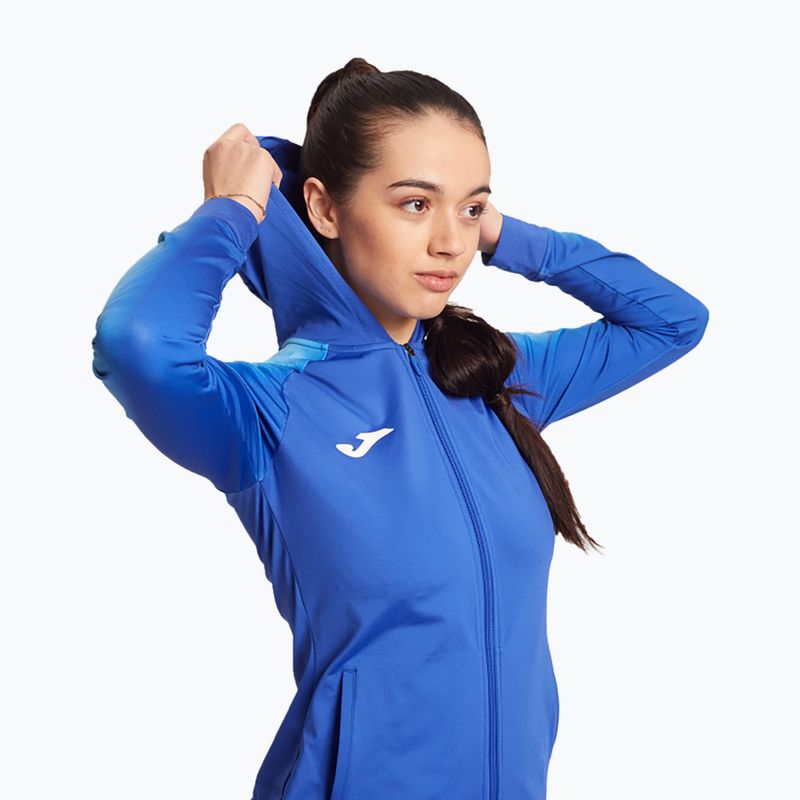 Bluza do biegania damska Joma Elite XI Hoodie royal 3