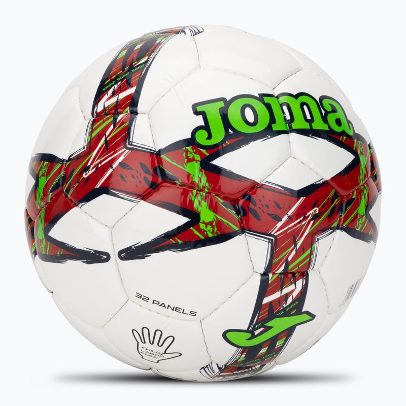 Piłka do piłki nożnej Joma Dali III red/fluor green rozmiar 5 2