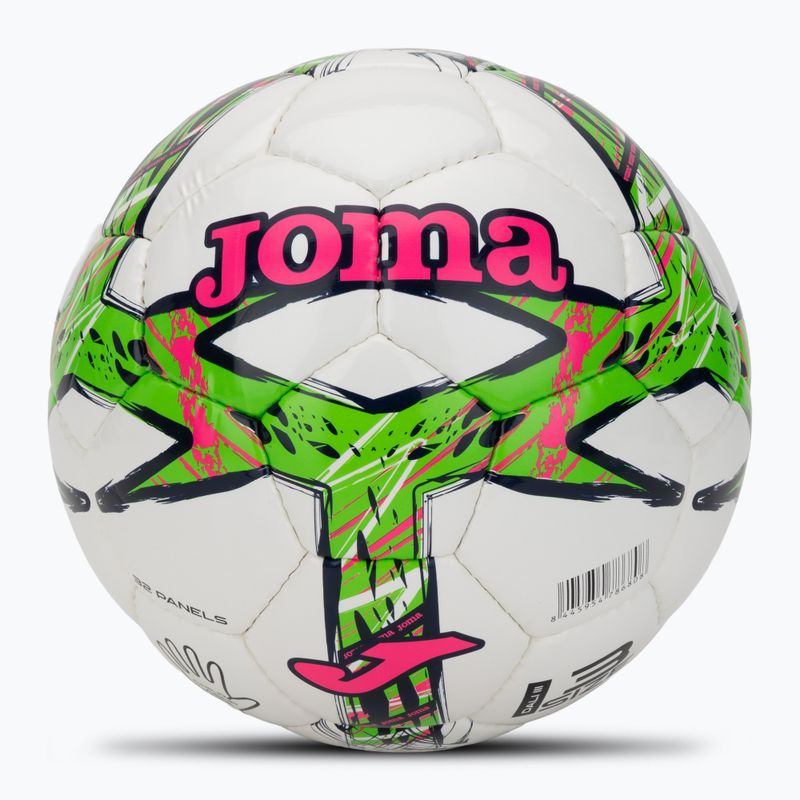 Piłka do piłki nożnej Joma Dali III green fluor/pink/navy rozmiar 3