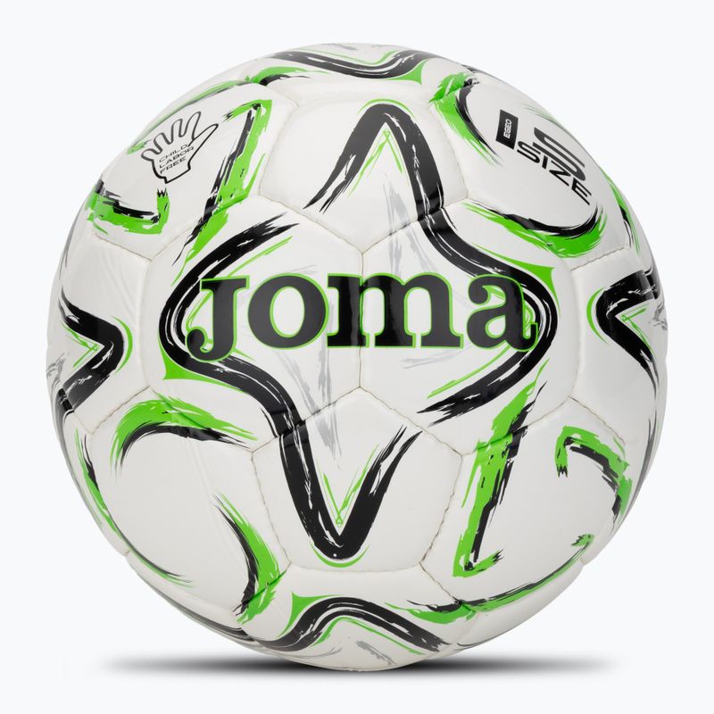 Piłka do piłki nożnej Joma Egeo II black/fluor green rozmiar 5