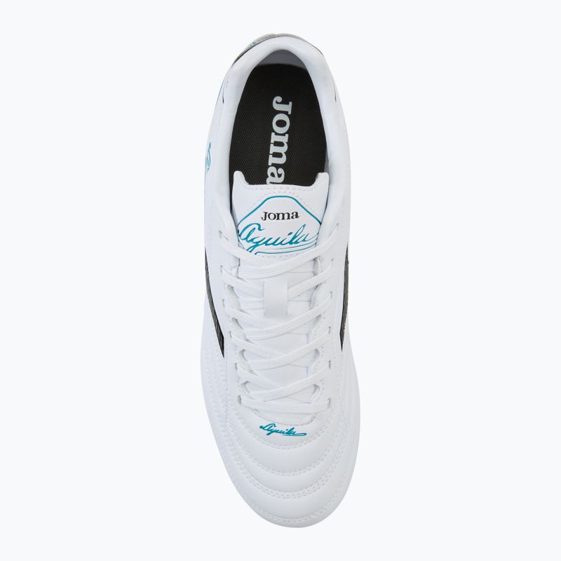 Buty piłkarskie męskie Joma Aguila AG white/black 5