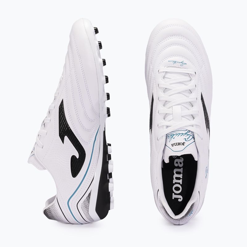 Buty piłkarskie męskie Joma Aguila AG white/black 11
