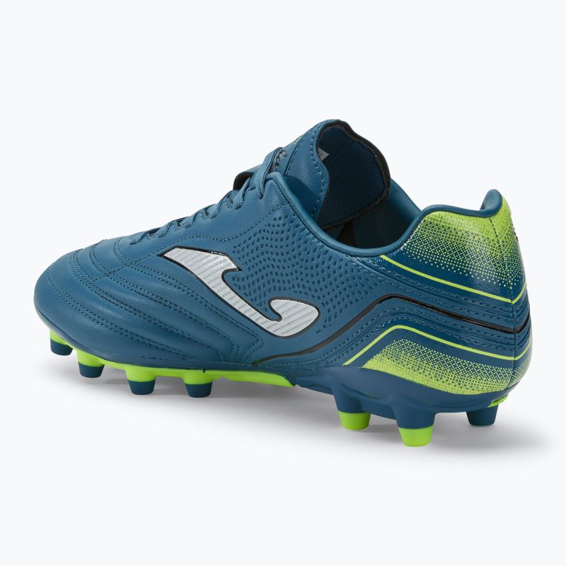 Buty piłkarskie męskie Joma Aguila FG petroleum/yellow 3