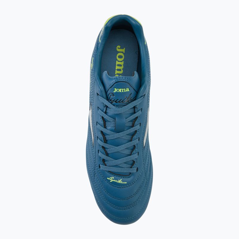 Buty piłkarskie męskie Joma Aguila FG petroleum/yellow 5