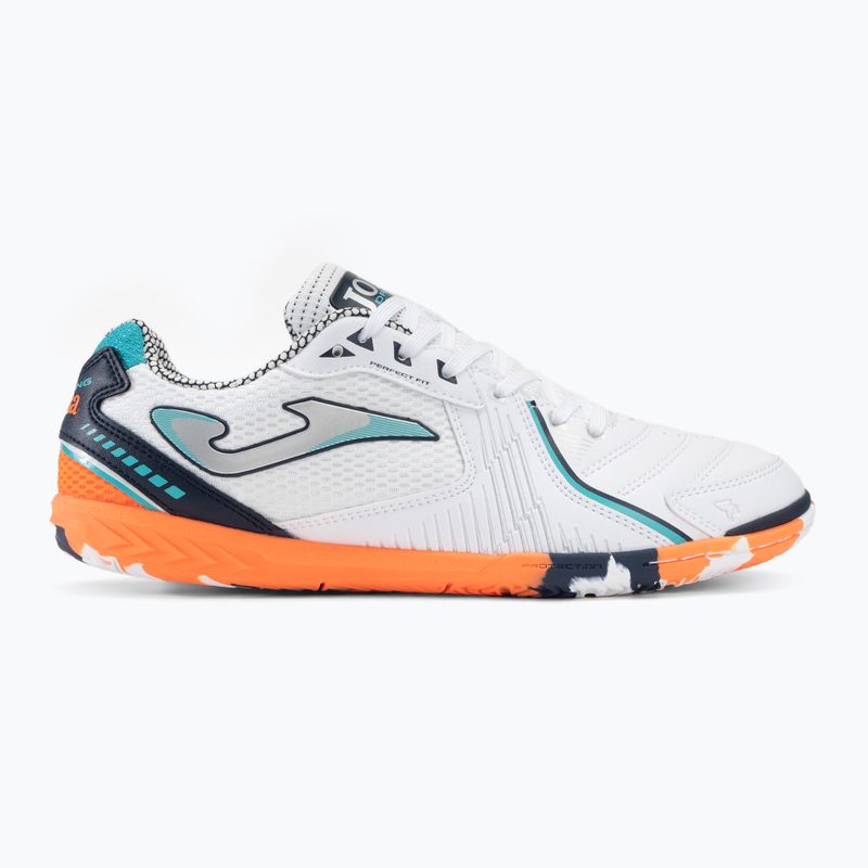 Buty piłkarskie męskie Joma Dribling IN white/orange 2