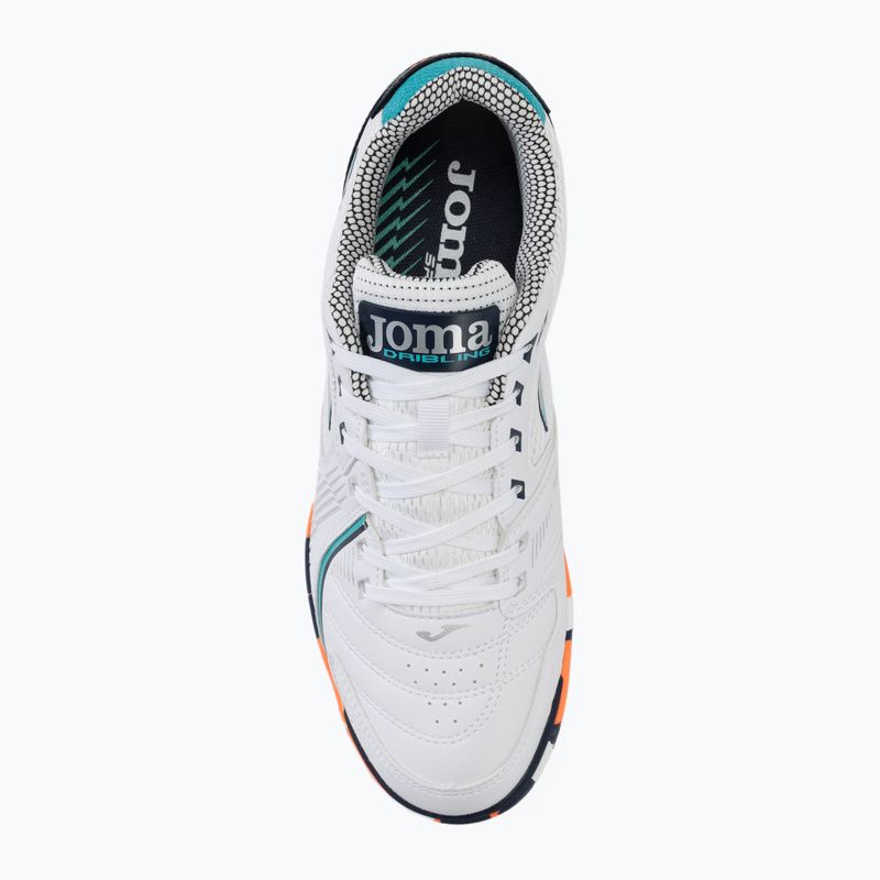 Buty piłkarskie męskie Joma Dribling IN white/orange 5