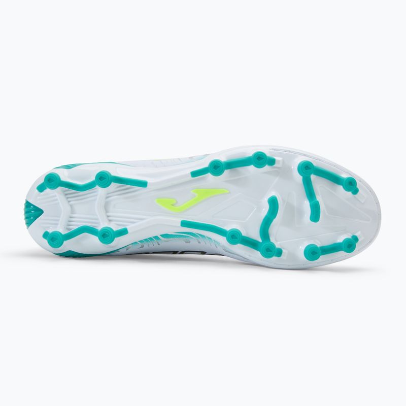 Buty piłkarskie męskie Joma Evolution FG white/turquoise 4