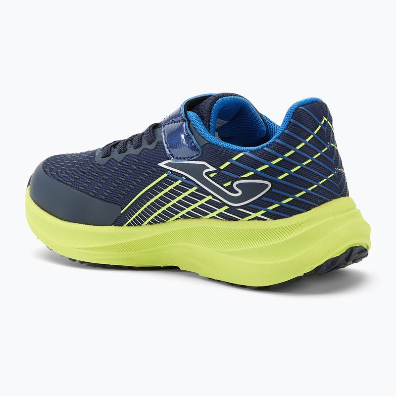 Buty do biegania dziecięce Joma Super Cross navy/yellow 3