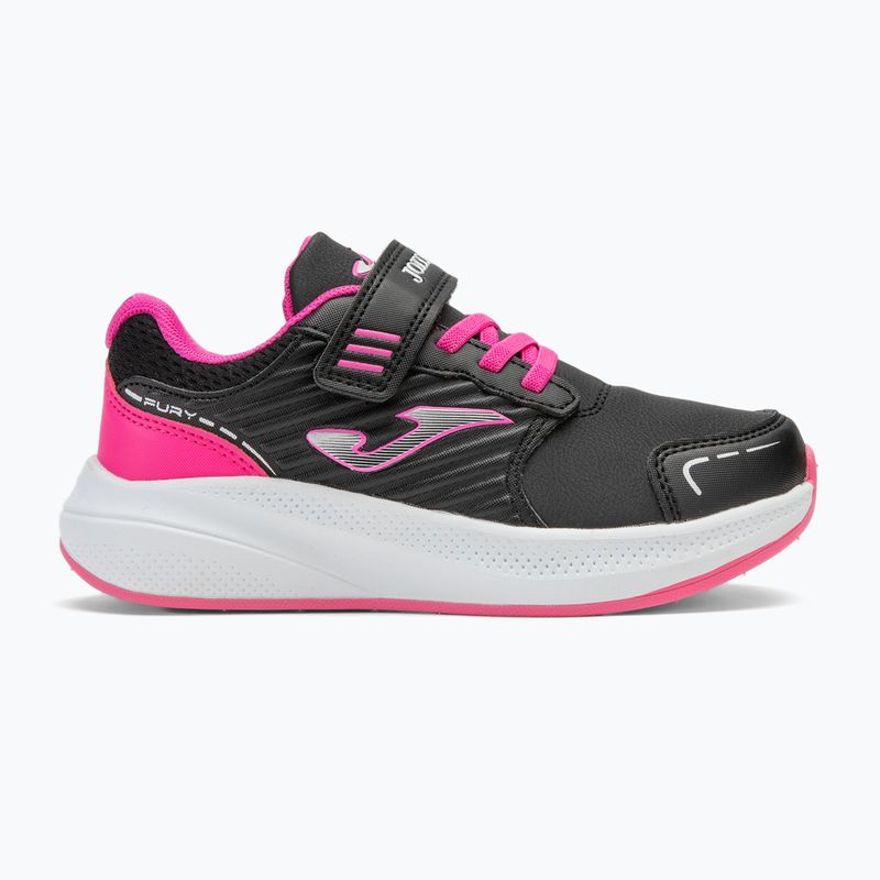 Buty dziecięce do biegania Joma Fury black/fuchsia 2