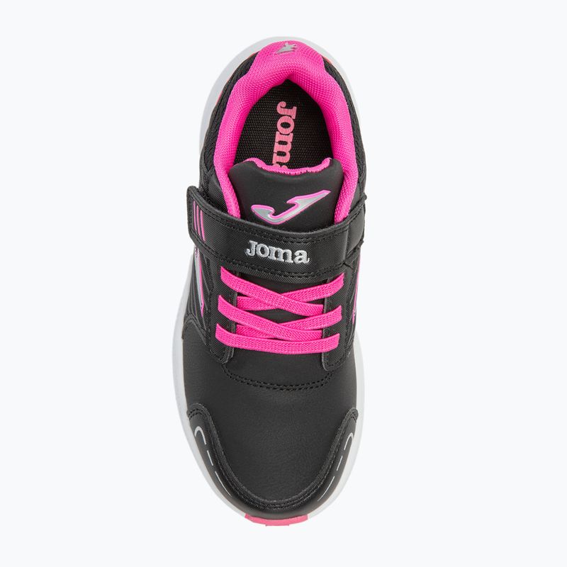 Buty dziecięce do biegania Joma Fury black/fuchsia 5