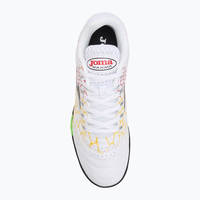 Buty piłkarskie męskie Joma Maxima TF white/yellow 5