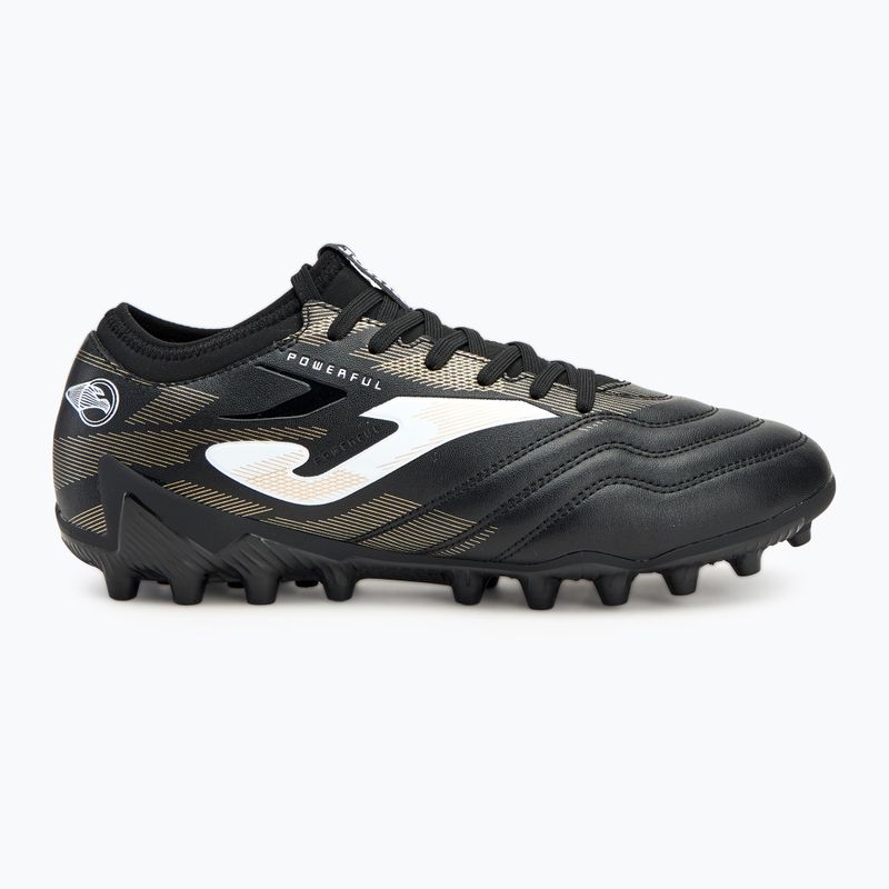 Buty piłkarskie męskie Joma Powerful AG black/gold 2