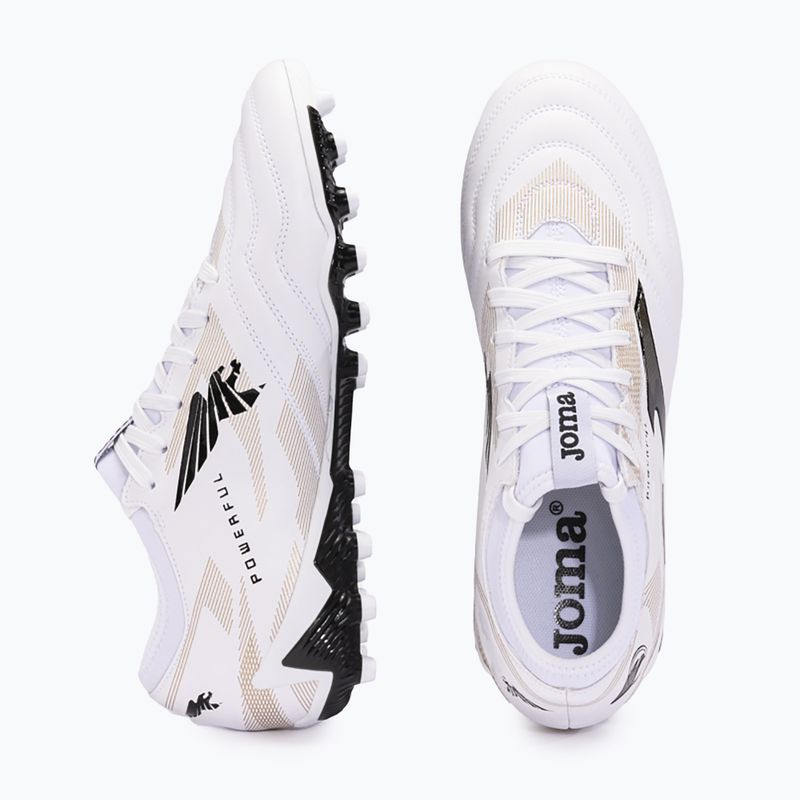 Buty piłkarskie męskie Joma Powerful AG white/gold 11