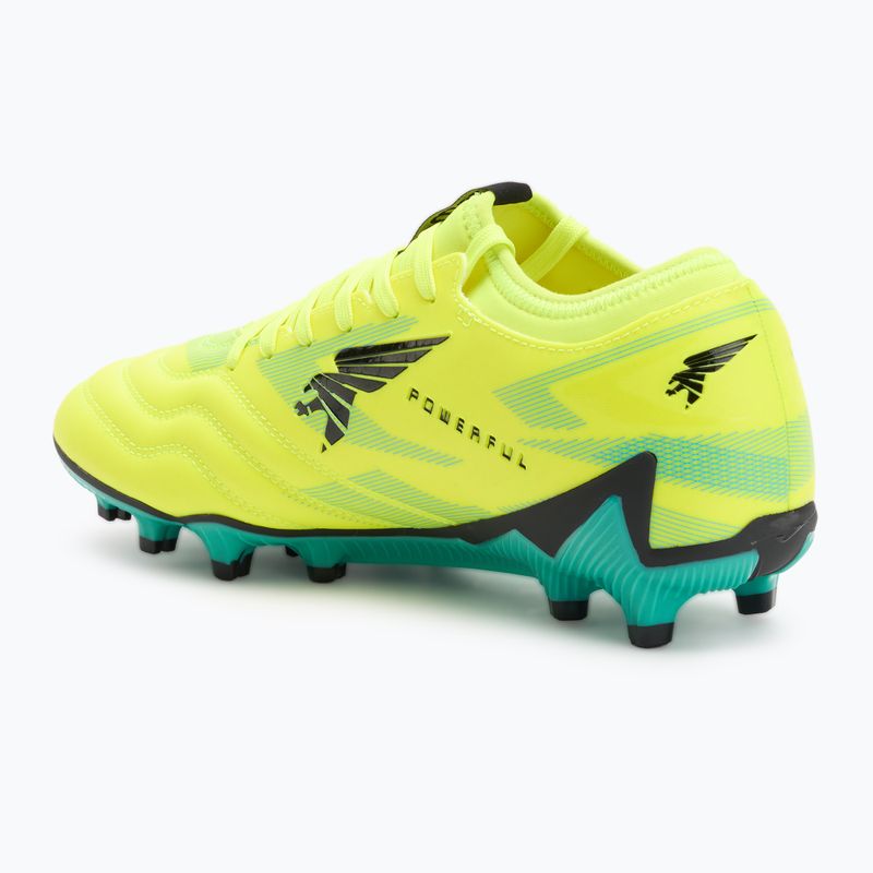Buty piłkarskie męskie Joma Powerful FG lemon fluor/turquoise 3