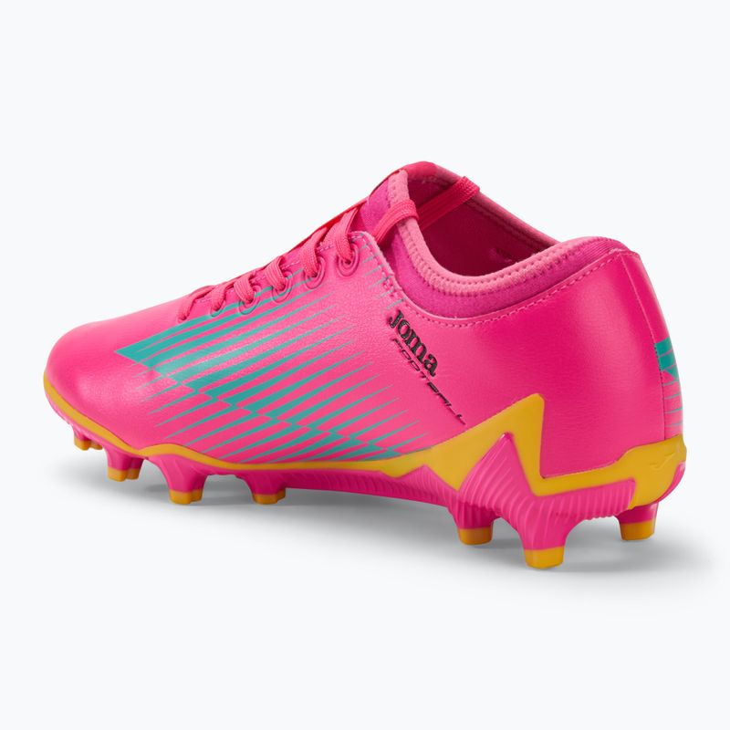 Buty piłkarskie męskie Joma Propulsion FG pink/yellow 3