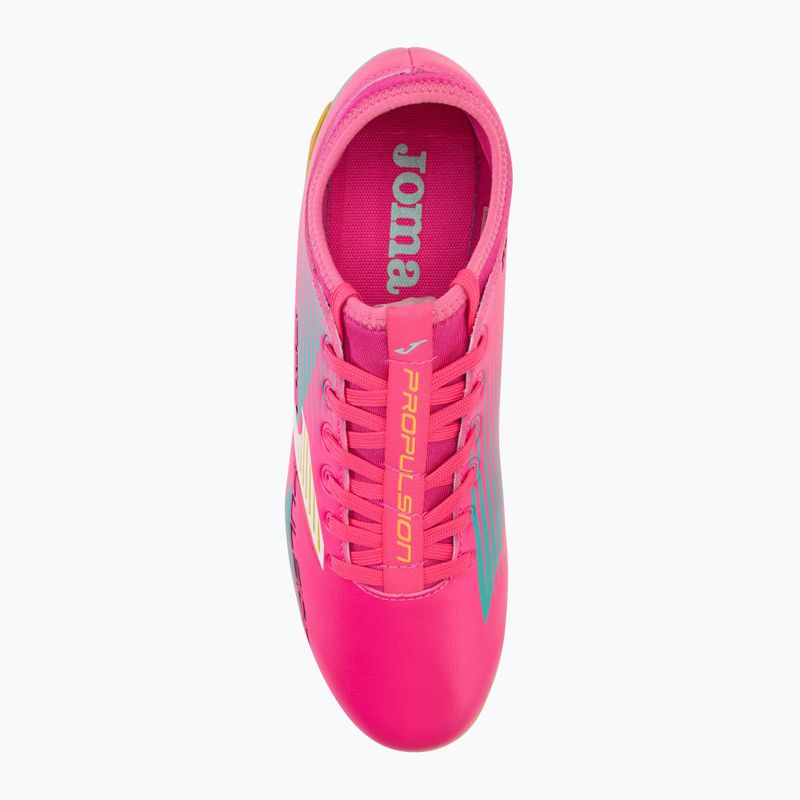 Buty piłkarskie męskie Joma Propulsion FG pink/yellow 5