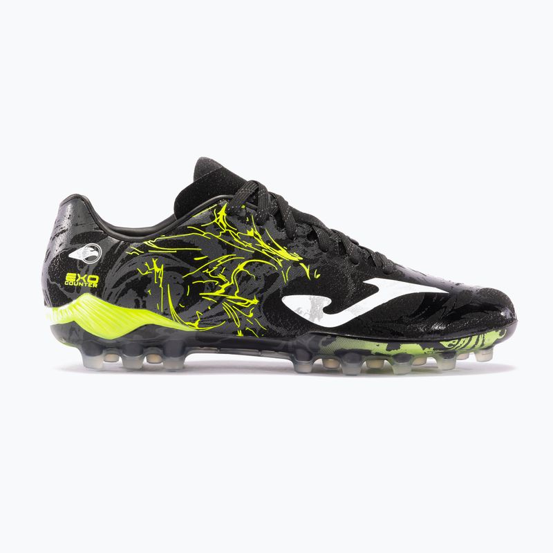 Buty piłkarskie męskie Supercopa AG black/lemon fluor 8