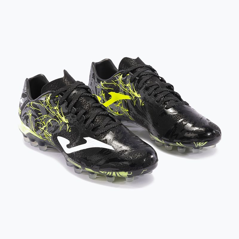 Buty piłkarskie męskie Supercopa AG black/lemon fluor 9