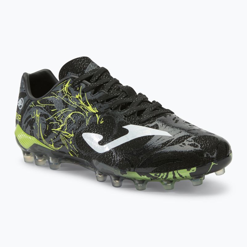 Buty piłkarskie męskie Supercopa AG black/lemon fluor