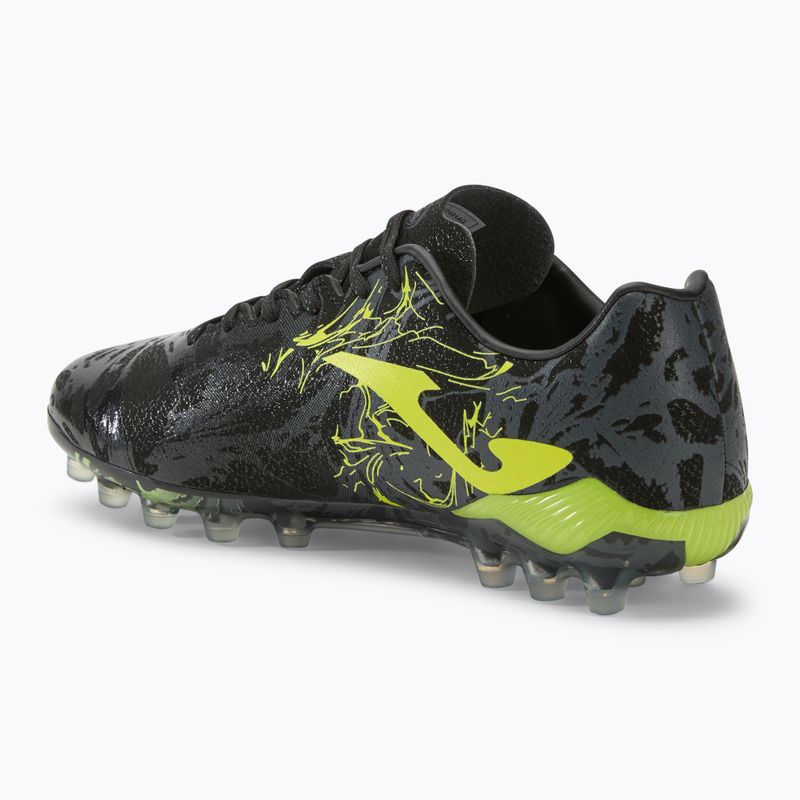 Buty piłkarskie męskie Supercopa AG black/lemon fluor 3