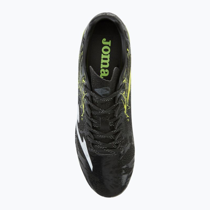 Buty piłkarskie męskie Supercopa AG black/lemon fluor 5
