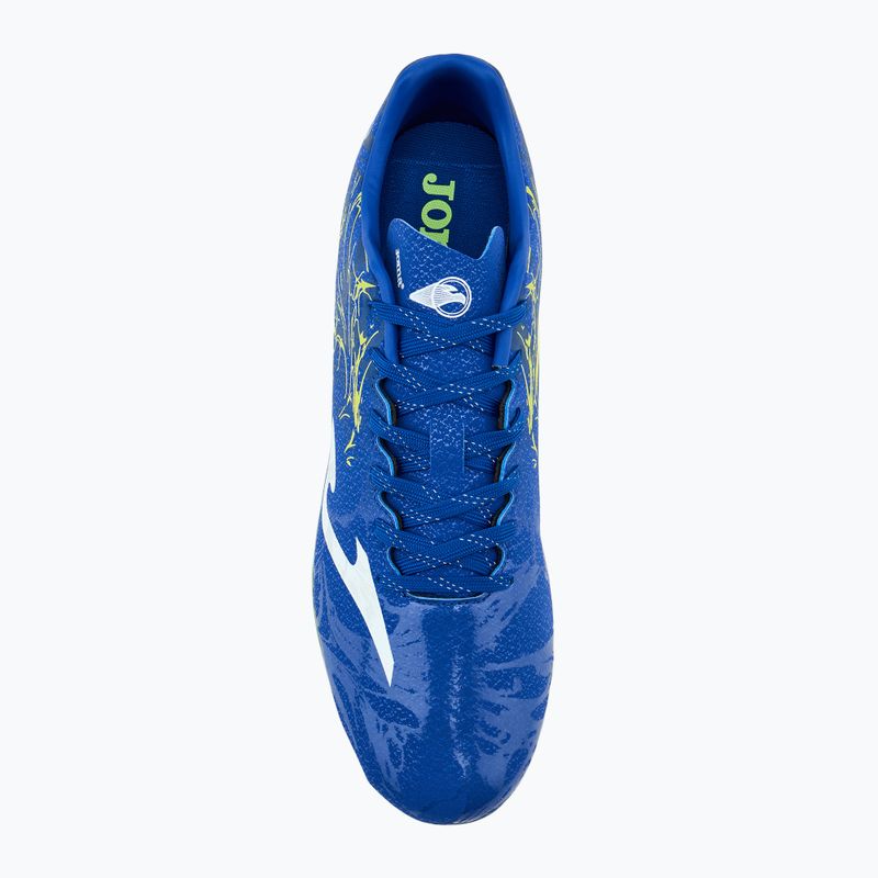 Buty piłkarskie męskie Joma Supercopa FG royal/lemon fluor 5