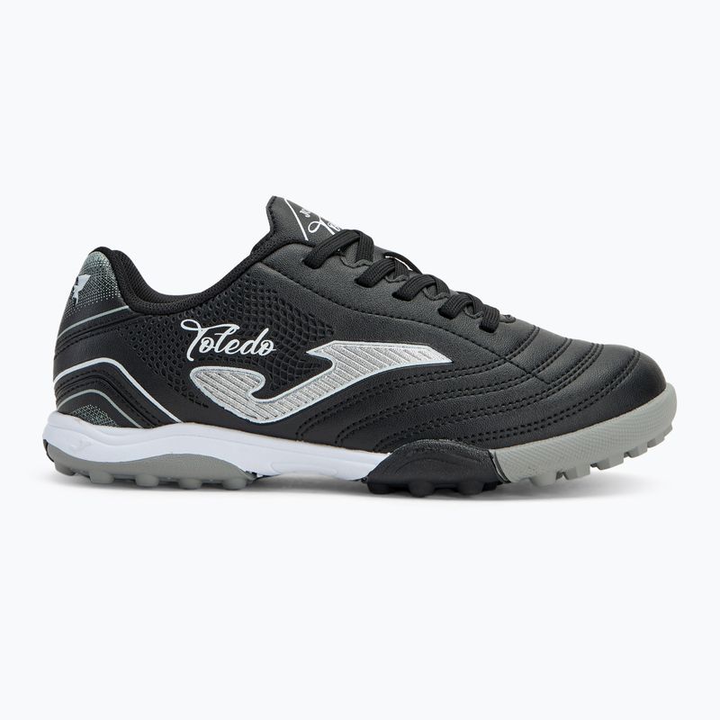 Buty piłkarskie dziecięce Joma Toledo Jr TF black/white 2