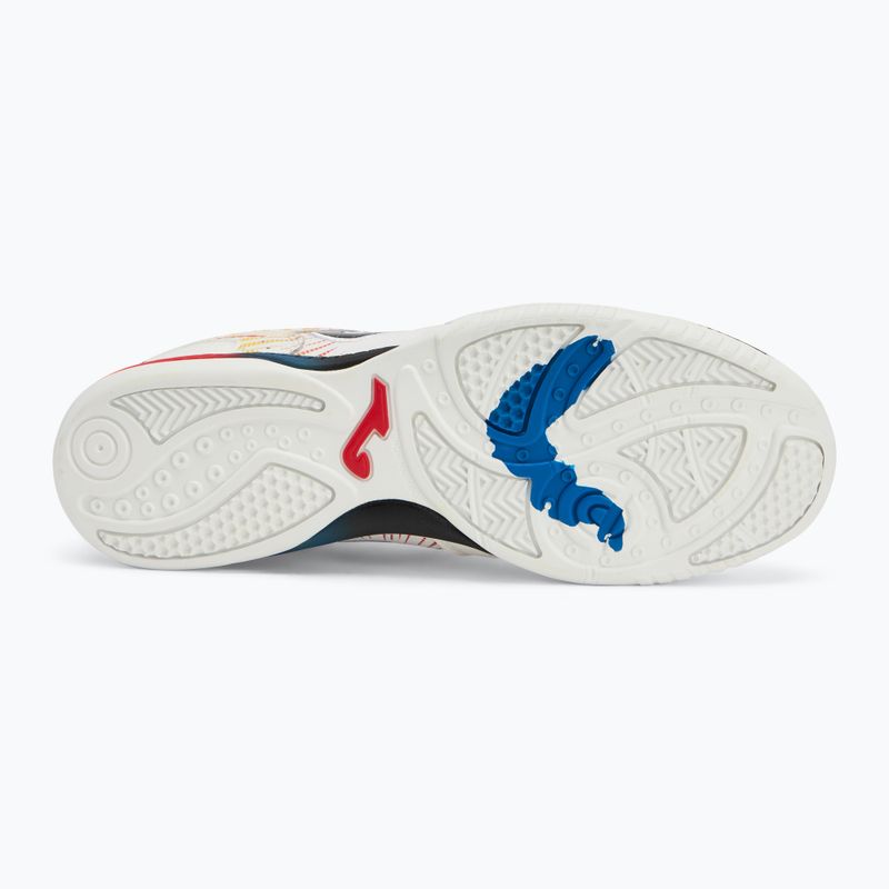 Buty piłkarskie męskie Joma Top Flex IN white/red 4