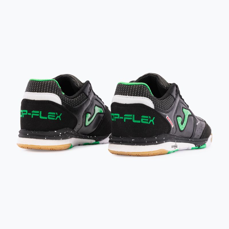 Buty piłkarskie męskie Joma Top Flex Rebound IN black/green 3