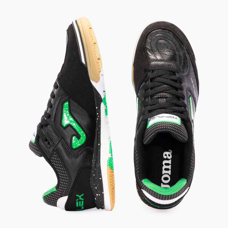 Buty piłkarskie męskie Joma Top Flex Rebound IN black/green 5